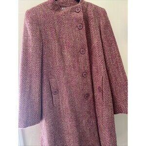 Vintage Marshall Fields Ladies Coat Size 8 Pink
